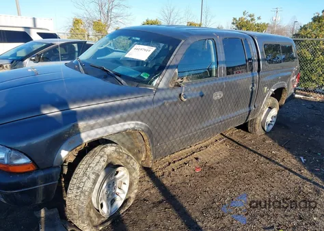2004 Dodge Dakota Sport/Sxt z USA, uszkodzony, nr VIN 1D7HG38N34S667452